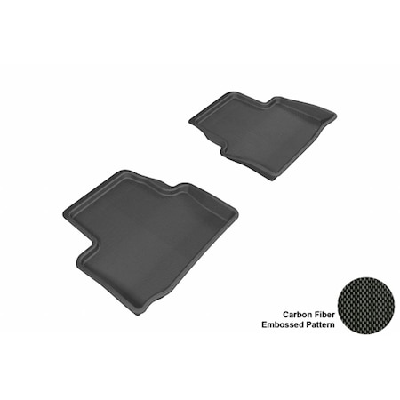 3D Maxpider CADILLAC ATS 2013-2014 KAGU BLACK R2 Floor Mat L1CD00621509
